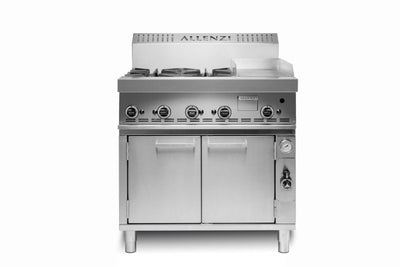 Commercial Range - 4 Burner - 30cm Griddle