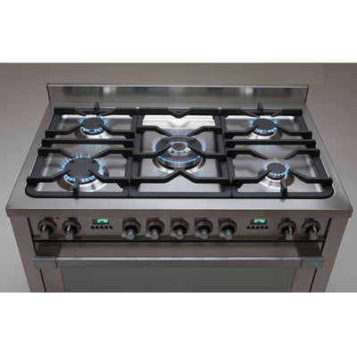 Single Freestanding Oven Black