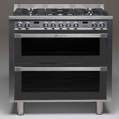 Double Freestanding Oven Anthracite