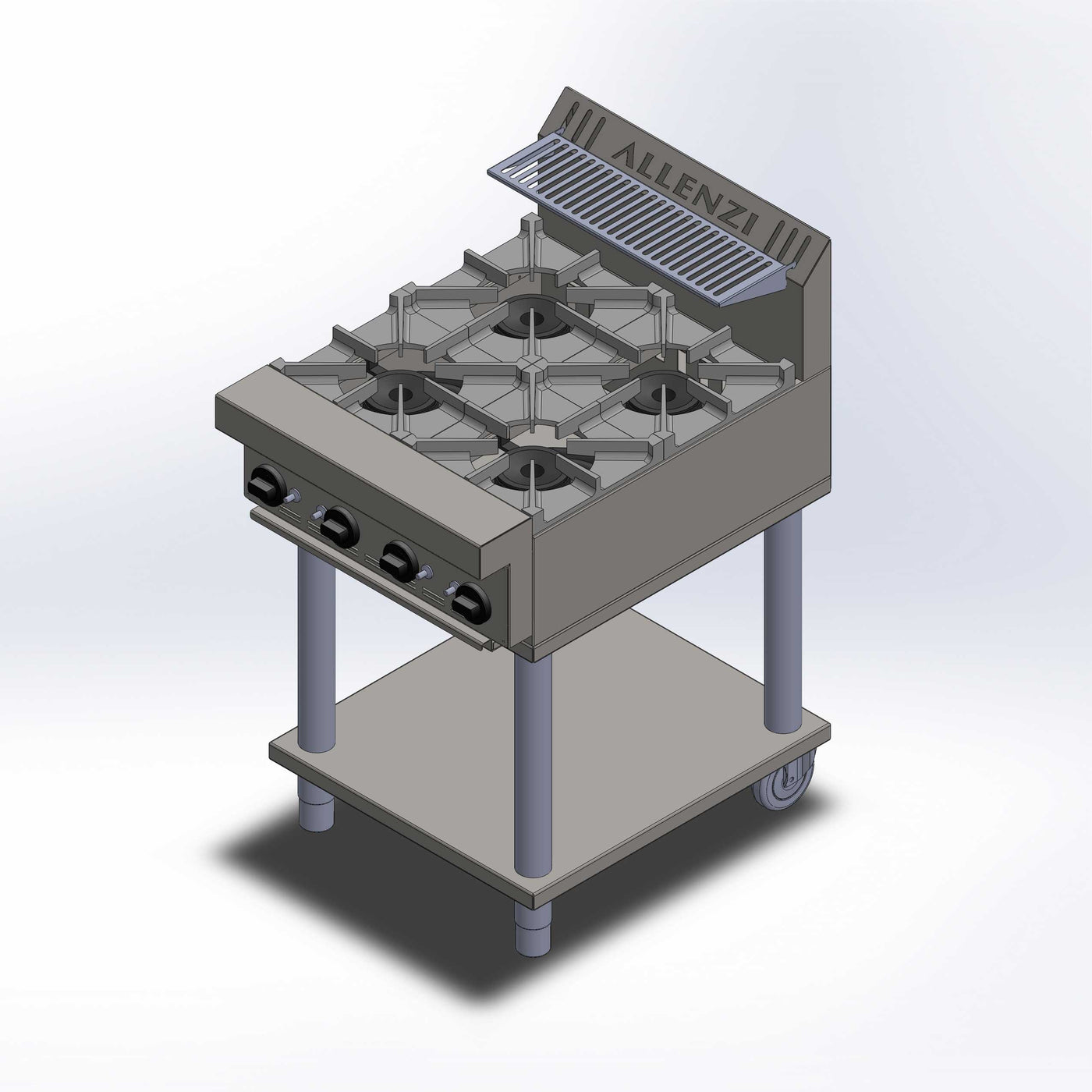 Commercial Freestanding 4 Burner Cook Top