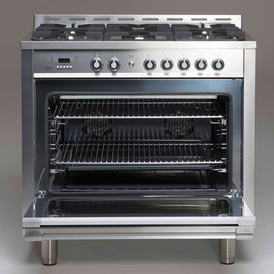 Single Freestanding Oven Black